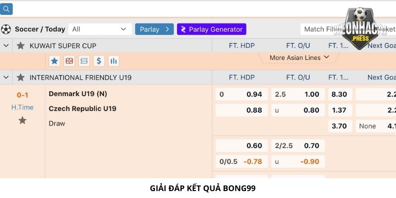 Bong99 Là Gì? Giới Thiệu Nhà Cái Tỷ Lệ Kèo Bong99 Xanh Chín - bản quyền Kèo Nhà Cái 88 Giải đáp kết quả bóng đá tại Bong99 là gì