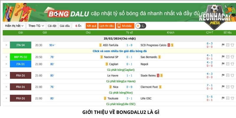 Bongdalu2 Là Gì? Xem Kèo Tại Bongdalu2 Uy Tín Nhất - bản quyền Kèo Nhà Cái 88 Giới thiệu Bongdalu2 là gì